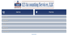 Tablet Screenshot of 123accountingservices.net